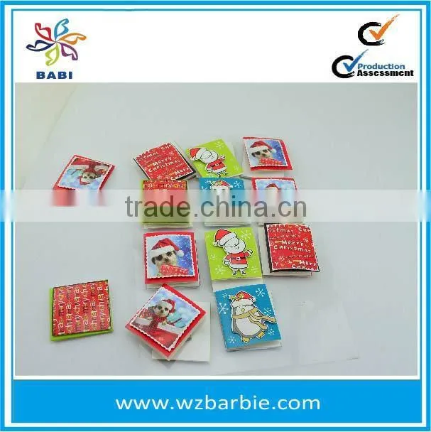 2015 Merry Christmas 3D gift tags hand-creafted card