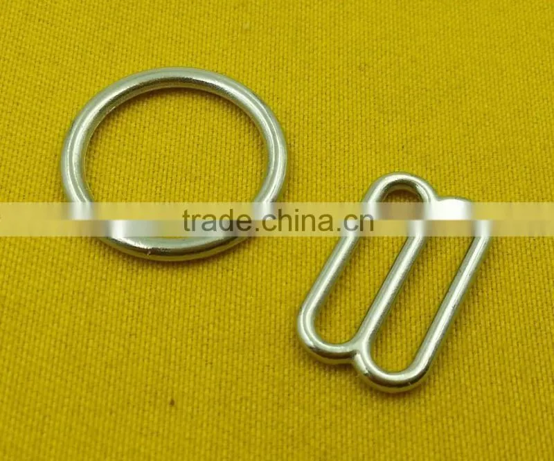 15mm Metal Ring and Slider For Underwear -- MD3022