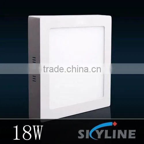 2016 smd recessed round led panel 6w 12w 18w led panel light square with warranty 2years