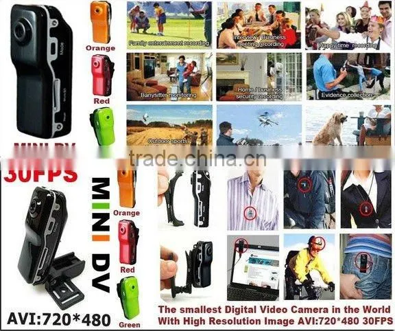 720P Lens Hidden Digital Mini Keychain Camera