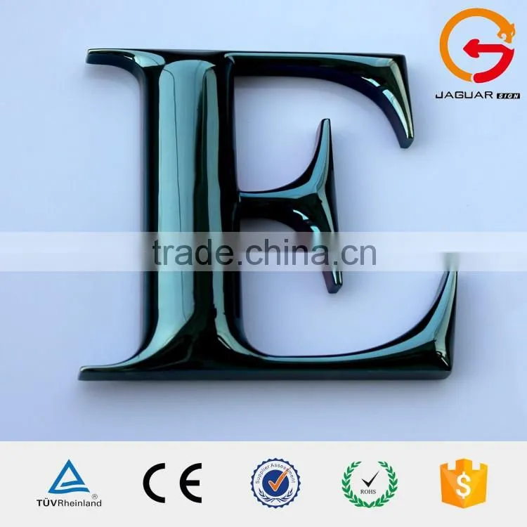 Hot selling custom outdoor mirror finished 3d stainless steel letter signage