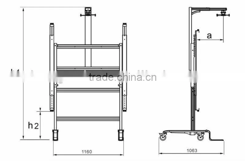New! good whiteboard bracket,cheap