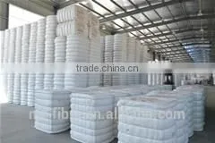 bright white fiber hollow non-siliconized 25D X64mm PSF for filling