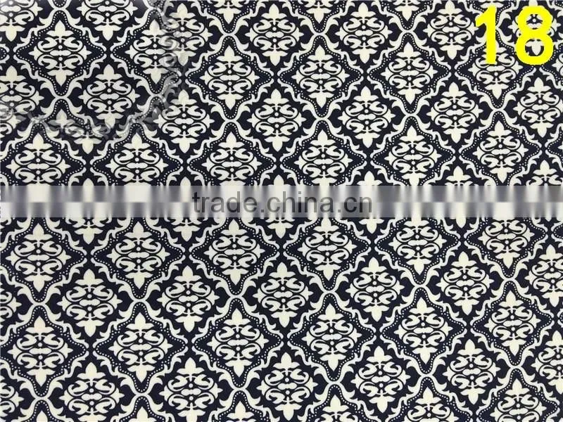 100% printed viscose stock wholesale shirting fabric