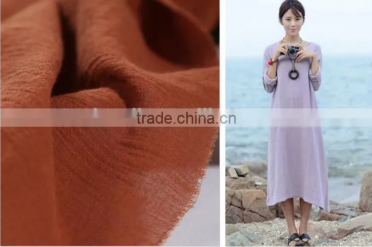 100% linen fabric for garment linen fabric For Household Textiles
