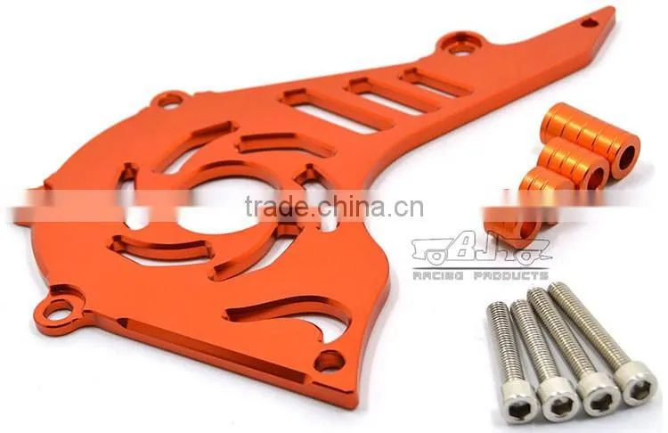 BJ-FSC-KT002 CNC Aluminum 6061 Anodized Front Guard Chain Cover for KTM DUKE 200