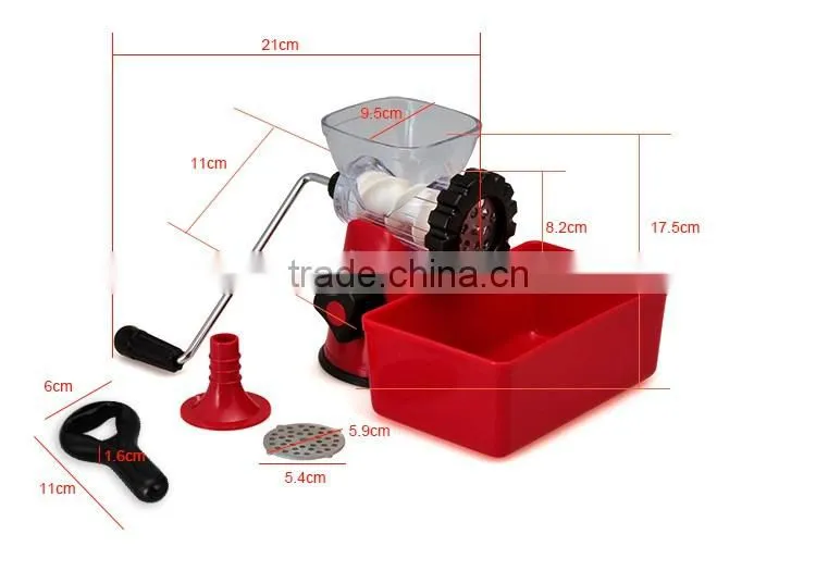 ABS+PP+S/S 22.5*17.8*10.5 Best selling products meat mincer