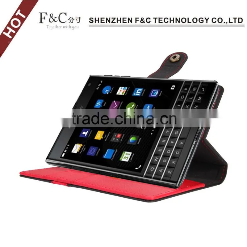 high quality wallet pu leather case for Blackberry Passport Q30 case