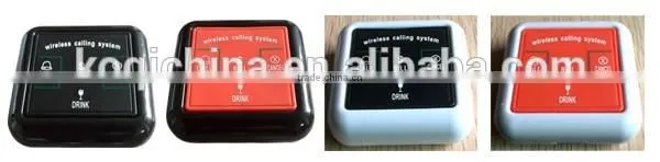 Wireless Calling Call Button Wireless Restaurant Pager Paging Systems Table Service Buzzer Call Button Restaurant Koqi Factory