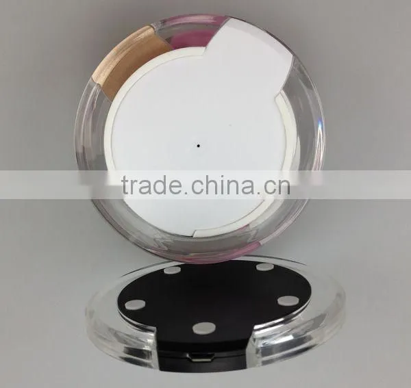 AWC622 2000mah portable wireless mini slim usb charger with mirror power bank