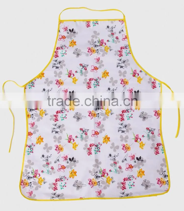 PVC with non-woven Apron/ easy clean & waterproof home kitchen apron