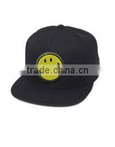 Hot Yellow smile face garment embroidery design custom patch