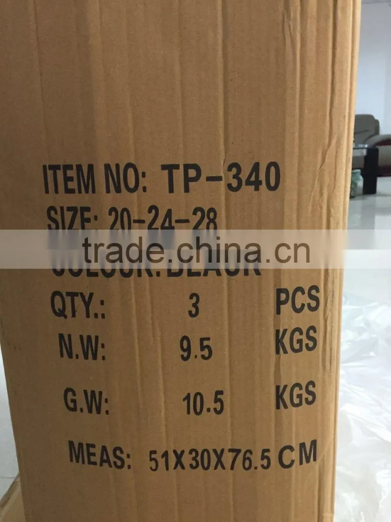 STOCK LOT 3PCS EVA TROLLEY LUGGAGE SET