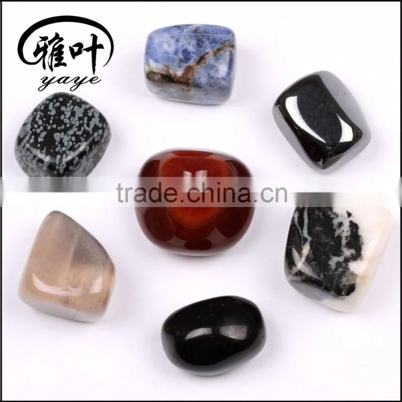 Wholesale 20-25mm highly polished chakra stone tumbled stone