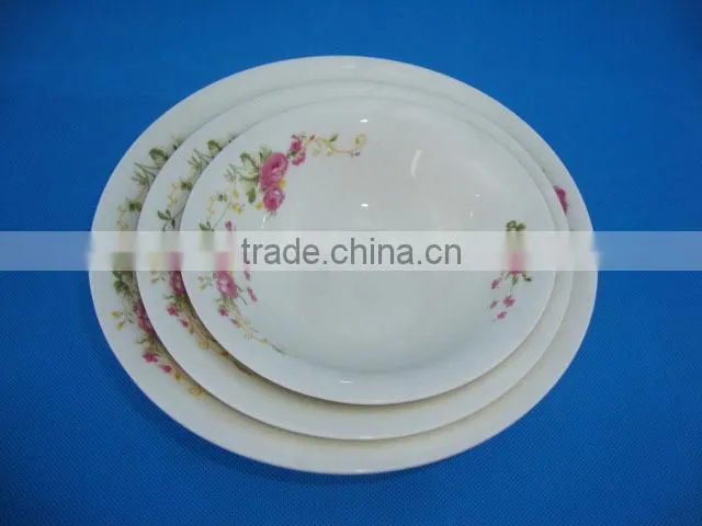 2015 new products porcelain material colorful soup bowls
