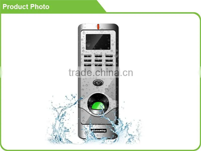 TF65 Metal Outdoor biometric fingerprint door access control system with IP65