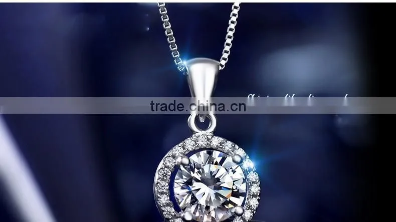 925 sterling silver american diamond necklace sets