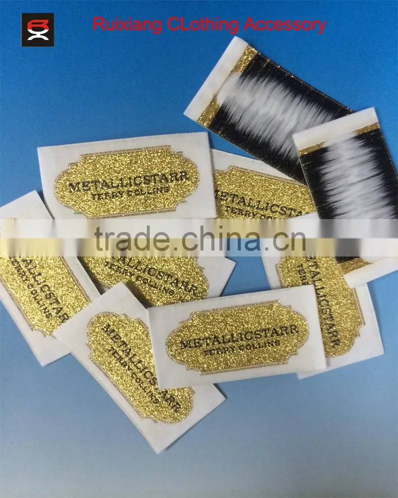 2015 Custom high density woven garment label