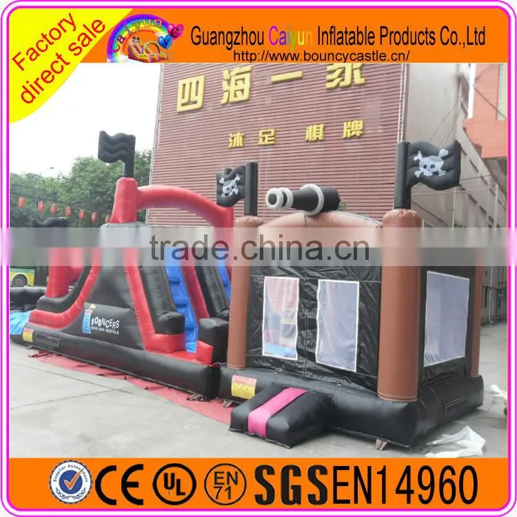 Giant Outdoor Inflatable Assualt Obstacle Course For Sales