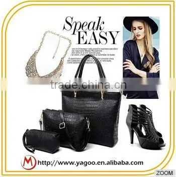 2 in 1 fashion white noble lady pure leather handbags