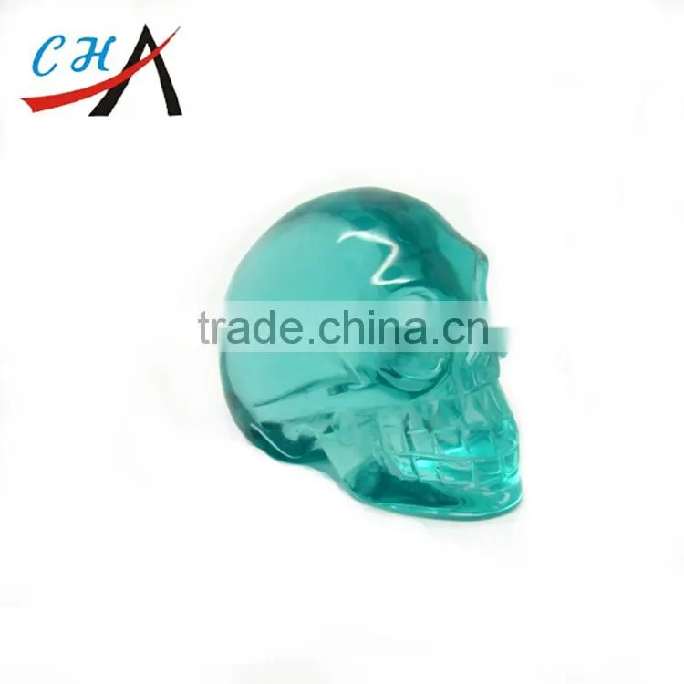 2.0" Black Obsidian Carved Crystal Skull, Realistic