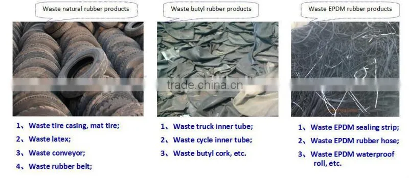 2016 Waste tires, EPDM reclaimed rubber production line