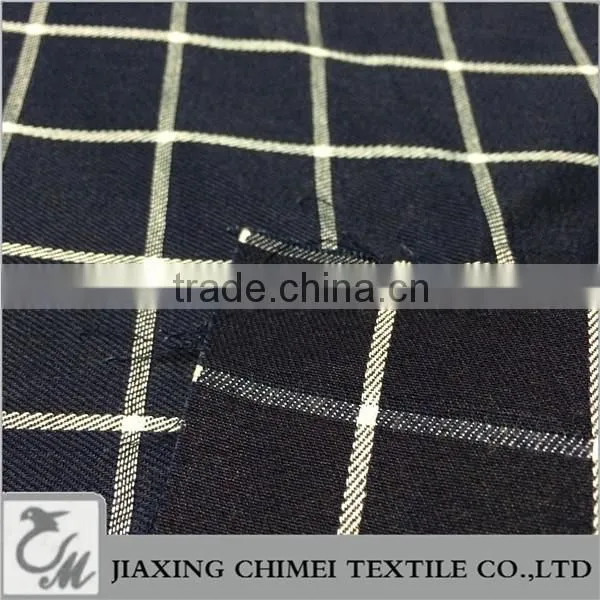 jiaxing cotton yard dyed of grid denim