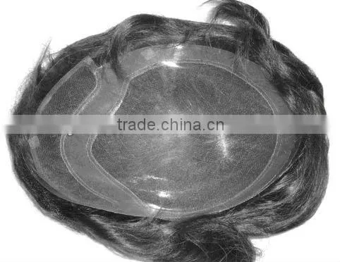 best seller men hair toupee/cheap toupee for men hair replacement