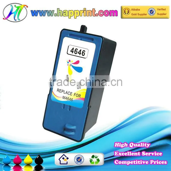 China factory wholesale remaufactured inkjet printer cartridge for Dell M4640 M4646 rechargeable ink cartridge for Dell