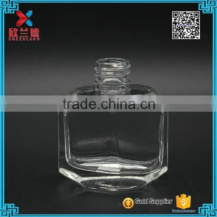 60ml diamond shape reed diffuser glass bottle with wooden cap