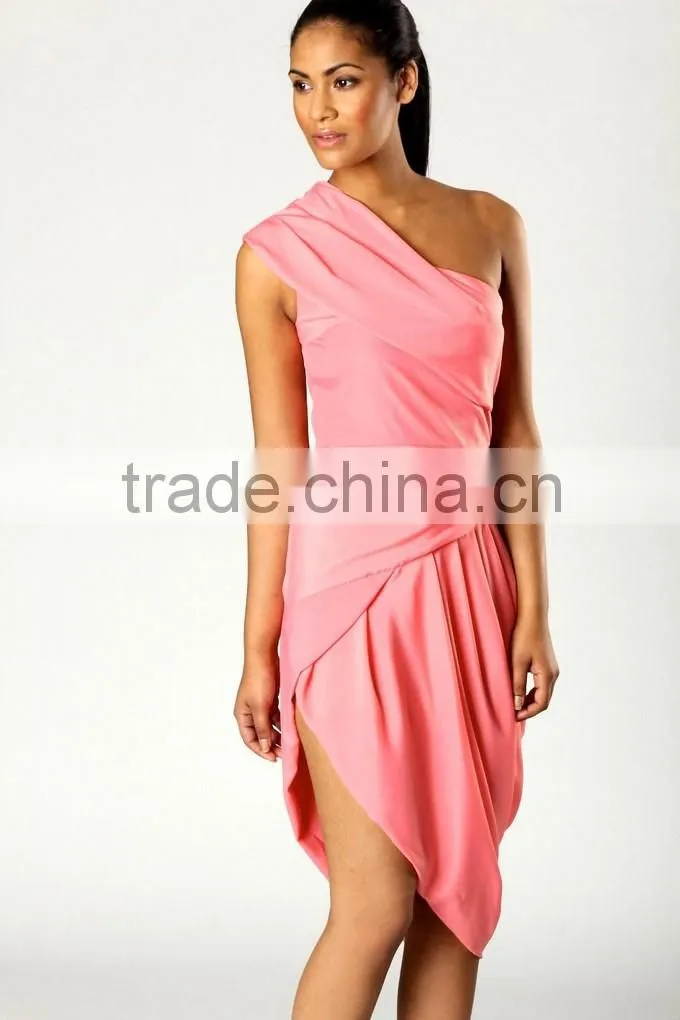 Wholesale One Shoulder Women Summer Dresses Fashion
