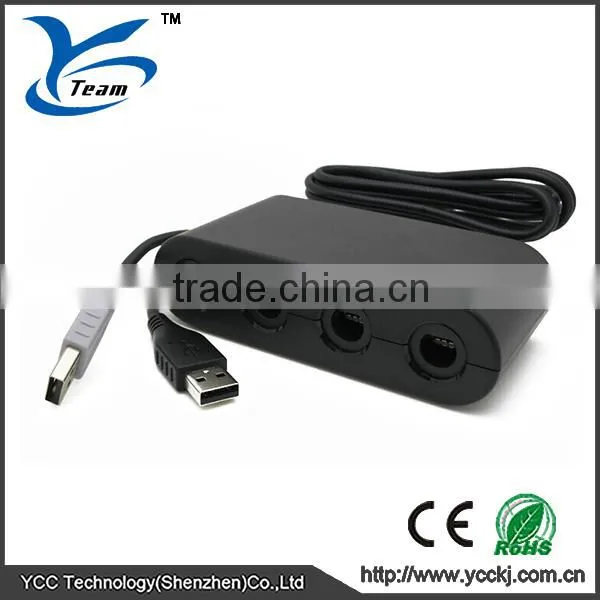 Factory Wholesale!! 4 IN 1 NGC/GC Controller Adapter for WII U Super Smash Bros GameCube Controller Adapter