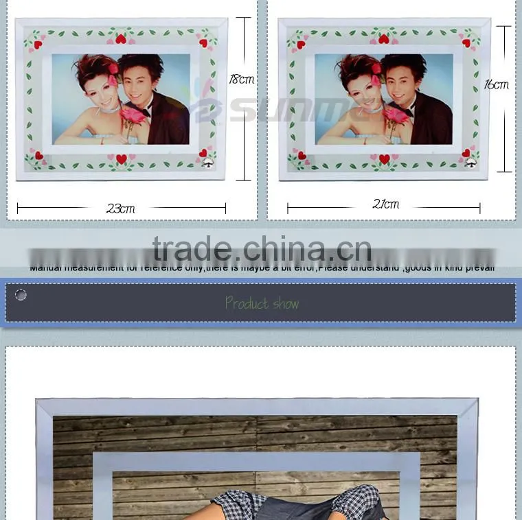 Sunmeta factory supply blank sublimation glass, heat press glass photo frame