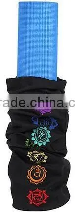 Top-Loading Embroidery Solf Folding Portable Durable Yoga Mat Bags