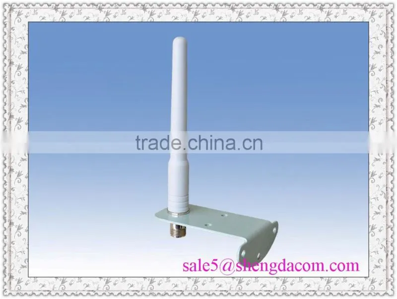 Omni directional dual band in building wireless and gsm wall mount antenna with L bracket
