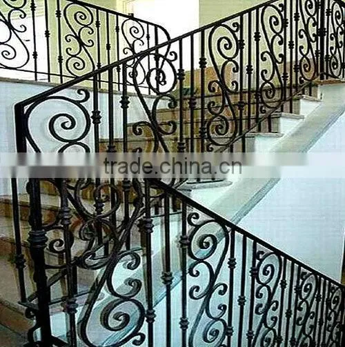 Top-selling forged iron railings banisters install
