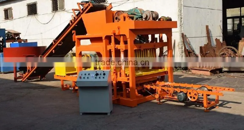 China Wante Brand Block Machinery QT4-25 Cement Bricks Molding Machine cement And Concrete Block Making Machine