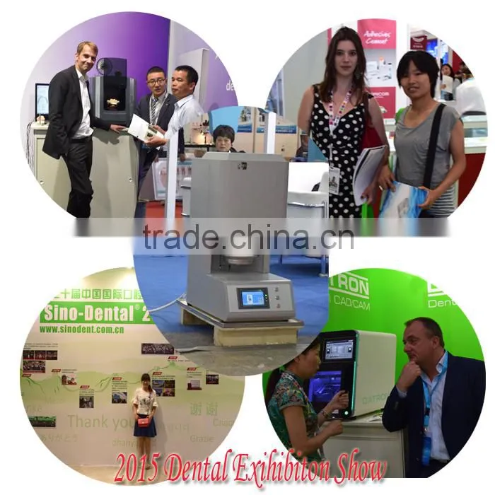 CE certified touch screen dental lab porcelain furnace with ceramic tray