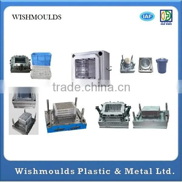 OEM custom injection 1 cavity plastic crate mold manufacturer