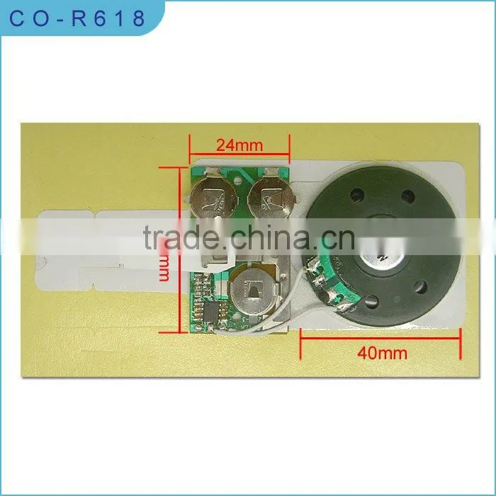 recordable sound modules for toys and magazine