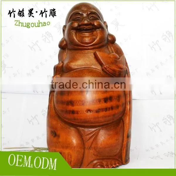 Small kitchen accessary bamboo wine shelves for single wine bottle