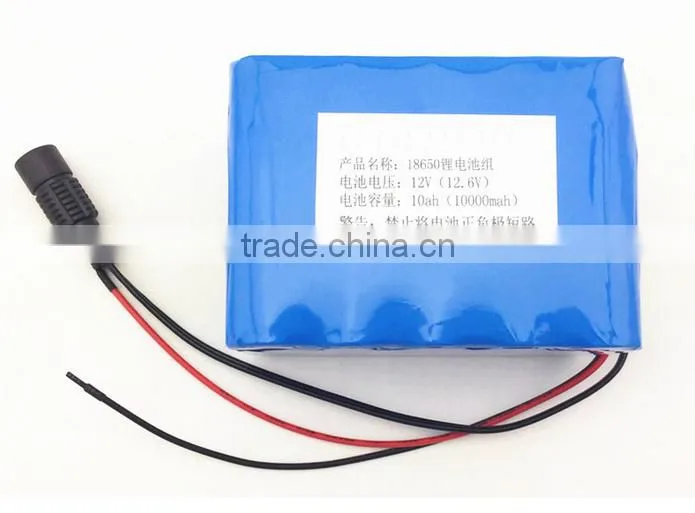 18650 lithium battery costom 12 volt rechargeable battery pack