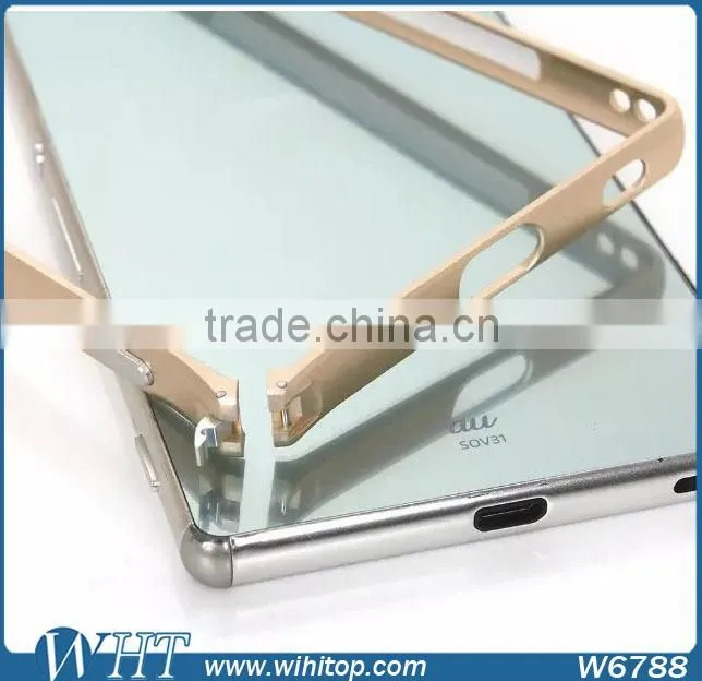 New Arrival Aluminum Metal Bumper Phone Cases Cover for Sony Xperia Z4