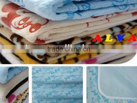 ALVA Lovely Washable Waterproof Minky Sleepy Mats Baby Blankets Wholesale