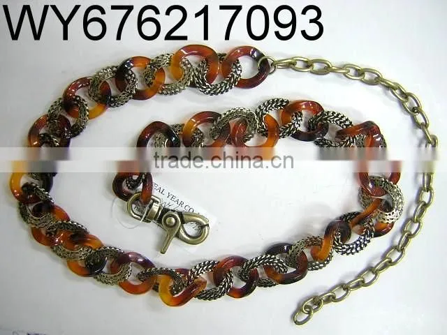 acrylic chain/plastic chain/resin chain/metal chain