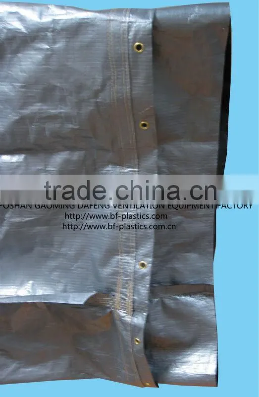 PE lay-flat tunnel and mining air duct sewing craft