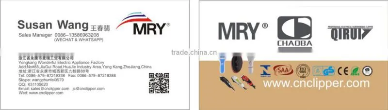 Mini rechargeable DC motor hair trimmer mini electric nose and ear hair trimmer for men