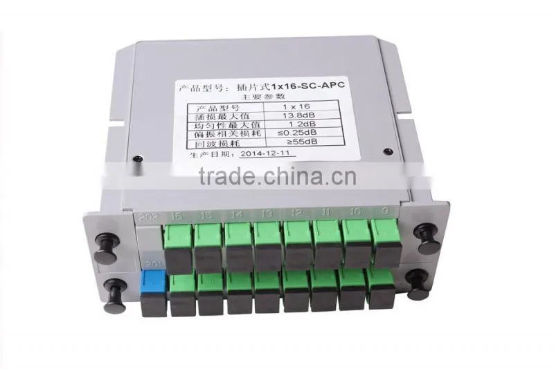 1x2/1x4/1x8/1x16/1x32/1x64 SC FC UPC APC FTTH Optic Fiber Splitter Box PLC Fiber Optic PLC Splitter