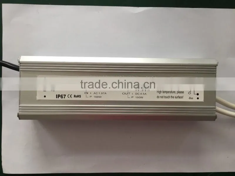150w 2200ma constant current led driver waterproof with CE and RoHs approved
