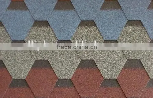 Double Decked Fiberglass Asphalt Shingle For Resort